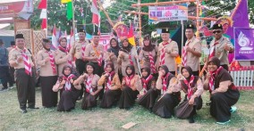 Regu Anggrek Pangkalan SD Bima Demak Ikuti Jambore Daerah Kwarda Jateng
