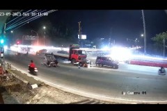 Beredar Rekaman CCTV Kecelakaan Exit Tol Bawen, Truk Tak Terkendali Terjang Puluhan  Motor