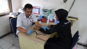 Sambut HUT Ke-72 Humas Polri, Polres Purbalingga Gandeng PWI Gelar Donor Darah