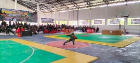 Ratusan Atlet Pencak Silat Ikuti Kejuaraan Dandim Cup di Tubaba