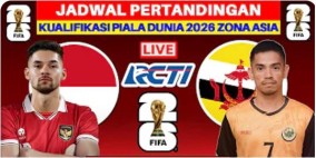Kualifikasi Piala Dunia: Indonesia vs Brunei Darussalamn, Berikut Jadwal Siarannya