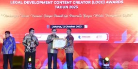 Sekretariat DPRD Lampung Raih Penghargaan JDIH Tingkat Nasional