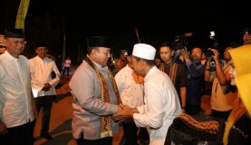 Gubernur Arinal Hadiri Acara Sholawat Bersama Masyarakat Pekon Bulu Rejo Pringsewu