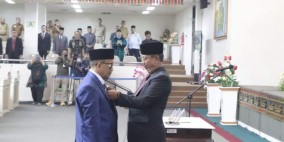 Sekdaprov Lampung, Menghadiri Rapat Paripurna Istimewa DPRD Provinsi Lampung