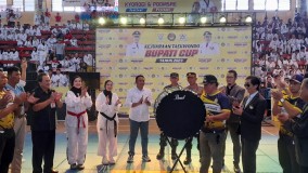Duta Taekwondo Tya Ariestya Ramaikan Kejuaraan Taekwondo Bupati Cup 2023 di Kendal