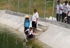 Senandung Petani di Sekitar Embung