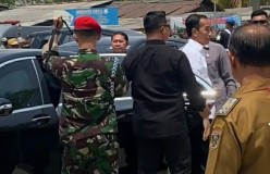 Jokowi ke Pasar Rumbia, Warga Tanyakan Gibran