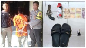 Kahabisan Bensin Motor, Remaja Tanggamus Todong Wanita Pakai Pistol di Pringsewu