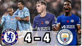 Diwarnai Drama 8 Gol, Pertandingan Chelsea vs Manchester City Berakhir Imbang