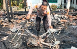Empat Rumah Terbakar Jelang Subuh di Semaka, Tanggamus