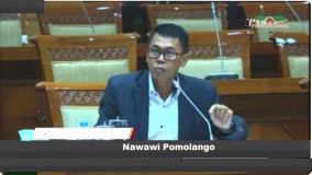 Presiden Joko Widodo Menunjuk Nawawi Pomolango Jadi Ketua KPK Sementara Menggantikan Firli Bahuri