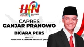 PWI Pusat Gelar Acara Capres Ganjar Pranowo Bicara Pers