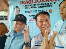Ini TKD Lampung Prabowo-Gibran, Target 70 Persen Satu Putaran