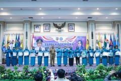 Sekdaprov Fahrizal Buka Temu Kader PKK se-Provinsi Lampung Tahun 2023