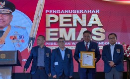 Olly Dondokambey, Gubernur Sulawesi Utara Ke-4 Penerima Anugerah Pena Mas PWI