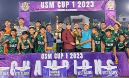 Tim Sepak Bola SMA NU Al Maruf Kudus Juarai USM Cup 1 2023