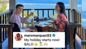 Marc Marquez Bersama Kekasih Memilih Liburan Musim Dingin di Bali 