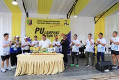 Gubernur Arinal Bersama 2000 Pelari Turut Meriahkan “PU Lampung Run 5K”