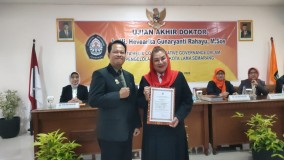 Wali Kota Semarang Selesaikan Program Doktor di FISIP Undip dengan IPK Sempurna