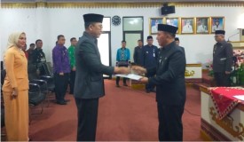 Pj Bupati Mulyadi Lantik Andi Gunawan Jadi Sekretaris DPRD Tanggamus