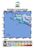 BMKG Informasikan Gempa Bumi Tektonik M5,9 di Selatan Jabar dan Banten Tidak Berpotensi Sunami  
