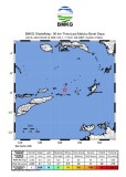 Wilayah Laut Banda Maluku Barat Daya Diguncang Gempa Bumi Tektonik M5,0 Tidak Berpotensi Sunami  