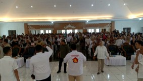Dukung Pemenangan Prabowo, Sekjend Gerindra Gelar Bimtek Saksi di Pesawaran