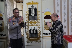 Kapolres Tanggamus AKBP Rinaldo Aser Silaturahmi ke Pj Bupati Mulyadi Irsan