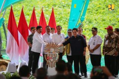 Menteri Basuki Dampingi Presiden Jokowi Groundbreaking Pembangunan Kantor Otorita IKN