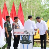 Menteri ATR/Kepala BPN Dampingi Presiden Jokowi Groundbreaking dan Meninjau Kawasan IKN