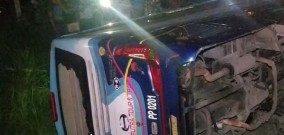 Kecelakaan Rombongan Pelajar SMAN 1 Sidoarjo di Tol Ngawi-Solo Dikabarkan Meninggal Dua Orang