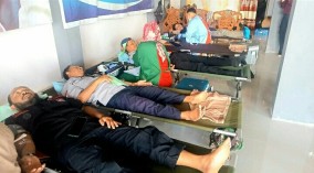 Bang Japar Komando Wilayah Sukoharjo Gelar Aksi Donor Darah