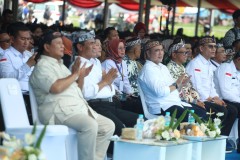 Menhan dan Mentan Dielu-elukan 60 Ribu Petani dan Peternak Se-Jawa Barat