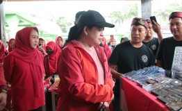 Puan Kunjungi Wisata Golaga dan Dlas Purbalingga, Borong Produk UMKM dan Sepeda Listrik