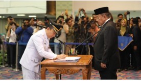 Gubernur Arinal Melantik  Dr Marindo Kurniawan sebagai Pejabat Bupati Pringsewu