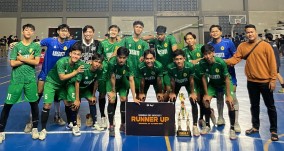 Tim Futsal Putra USM Runner Up Turnamen Antaruniversitas Se-Kota Semarang