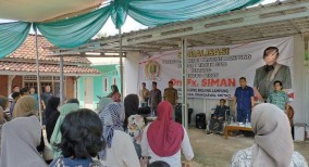 Fx Siman Anggota DPRD Lampung Gelar Sosper Nomor 1 Tahun 2016
