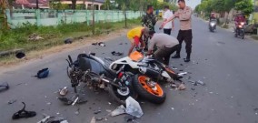 Tabrakan Adu Banteng Dua Sepeda Motor Remaja vs Orang Dewasa di Tuban, Habibul Umam Tewas