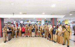 Tim Jelaring Keamanan Pangan Prov Lampung Sidak Pasar Gudel dan Chandra Jelang Lebaran