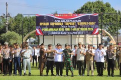 Pj Bupati Nukman Pimpin Apel Gelar Pasukan Operasi Ketupat Tahun 2024