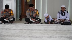 Awali Ops Ketupat Candi 2024, Polres Semarang Gelar Khataman Alquran