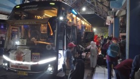 Perjalanan Bus Mudik Gratis Pemkot Lancar, Ratusan Pemudik Tiba di Semarang