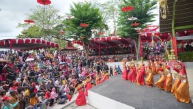 Ribuan Warga Ikuti Tradisi Syawalan Bukit Sidoguro, Upaya Lestarikan Budaya Klaten