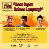 Majelis 27-an Mengulik Masa Depan Bahasa Lampung