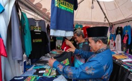 Ikut Sukseskan MTQ Tingkat Jateng, Puluhan Stan UMKM Ramaikan Bazar di Halaman Kantor Bupati Pati