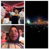 Wali Kota Eva Larut Sedih-Gembira Nobar Bersama Warganya