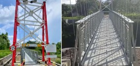 Jembatan Gantung Pragak Bisa Runtuh Jika Dibiarkan, Baut Jembatan Banyak yang Hilang Dicuri Tangan-tangan Setan