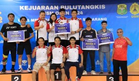 Sampangan Juarai  Bulu Tangkis Antarkelurahan se-Kota Semarang