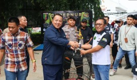 Gubernur Arinal Djunaidi Membuka Pameran dan Lomba Burung Berkicau Gubernur Lampung Cup Tahun 2024
