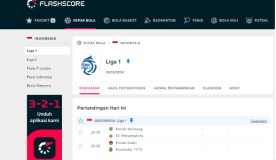 FlashScore Indonesia, Aplikasi Terlengkap untuk Live Score dan Cek Jadwal Olahraga